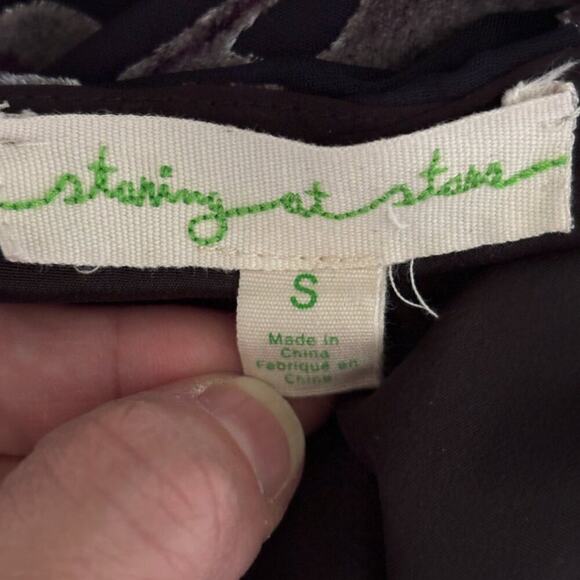 STARING AT STARS Urban Outfitters Velvet Floral Applique Mini Dress SZ S - Picture 10 of 13